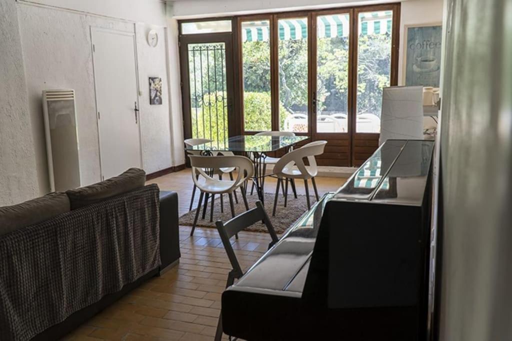Charmant Rez De Villa Climatise Renove, 90M2 Avec Parking Cassis Ngoại thất bức ảnh